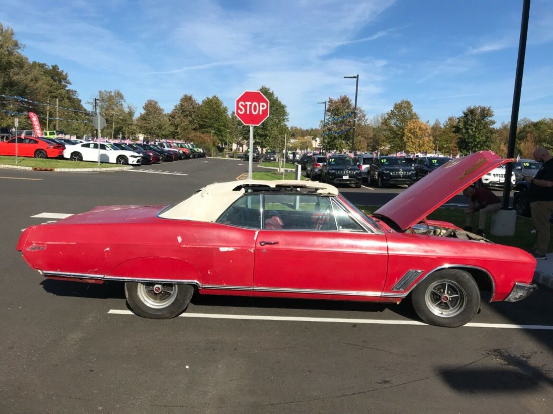 1967 skylark 340 convertible project car GS clone 1967 Buick Skylark