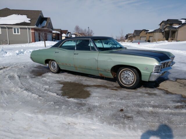 1967 Supernatural Impala 4 door sport sedan. 327 with A/C. Runs great! 1967 Chevrolet Impala