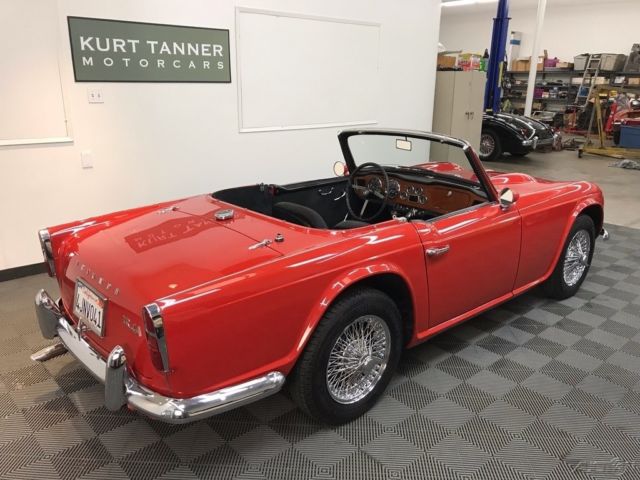 1967 Triumph TR4A TR4A Roadster, live axle, chrome wires, hard top - photo 3