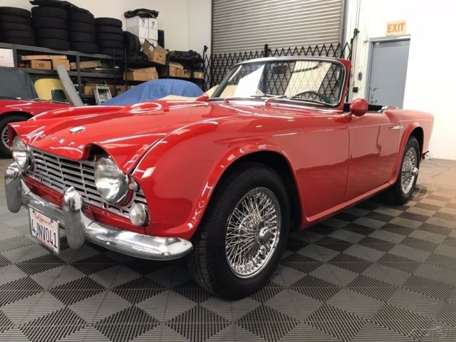 1967 Triumph TR4A TR4A Roadster, live axle, chrome wires, hard top - photo 6