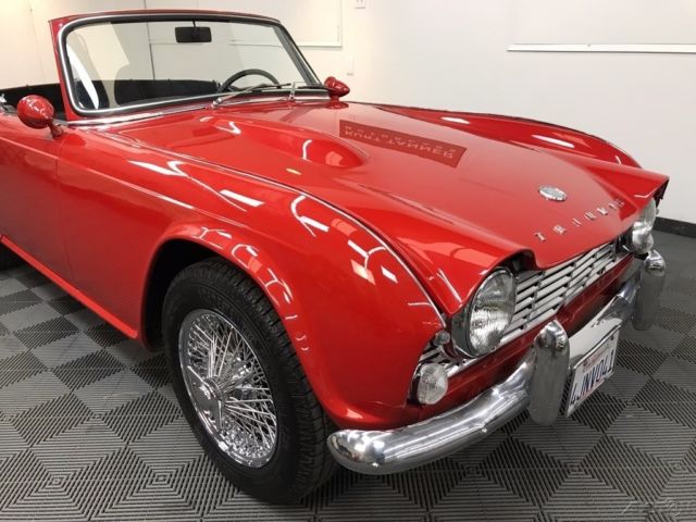 1967 Triumph TR4A TR4A Roadster, live axle, chrome wires, hard top - photo 8