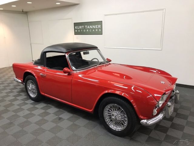 1967 Triumph TR4A TR4A Roadster, live axle, chrome wires, hard top - photo 9