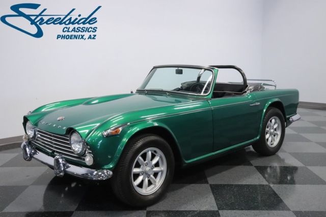 1967 Triumph TR4A IRS 7702 Miles Green Metallic Convertible 350 V8 4 Speed Manu 1967 Triumph TR4A IRS --