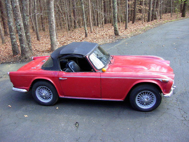 1967 Triumph TR4A IRS One family Owner - Running - Very Solid Easy Project TR4 A 1967 Triumph TR4A IRS Roadster