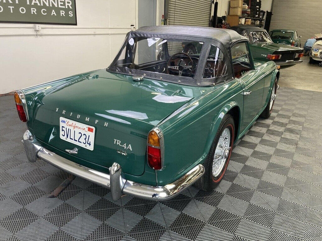 1967 Triumph TR4A 1967 TRIUMPH TR4A IRS. BRITISH RACING GREEN WITH BLACK TRIM - photo 9