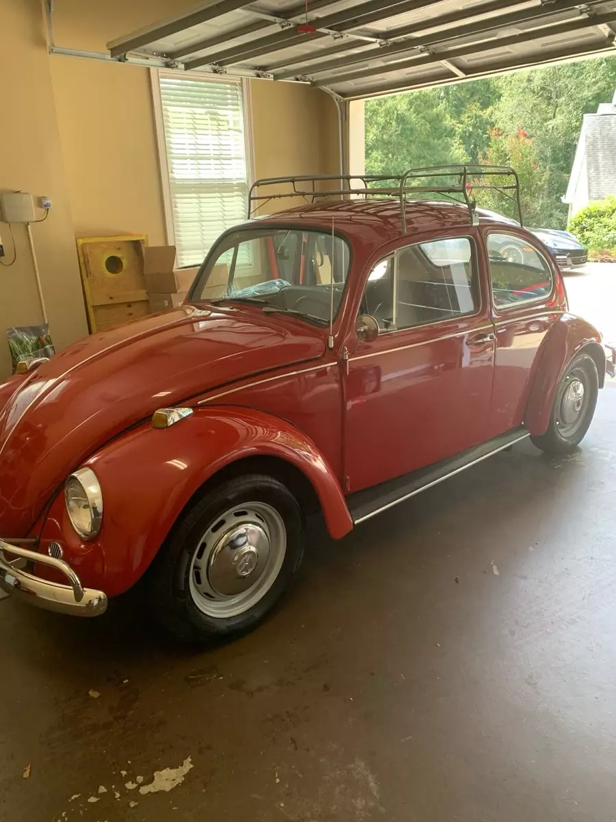 1967 Volkswagen Beetle Coupe Red standard 1967 Volkswagen Beetle standard