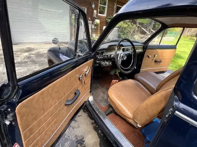 1967 Volvo Duett Custom Tan Interior, Weber Carb, Wood-Slat Roof Rack - photo 9