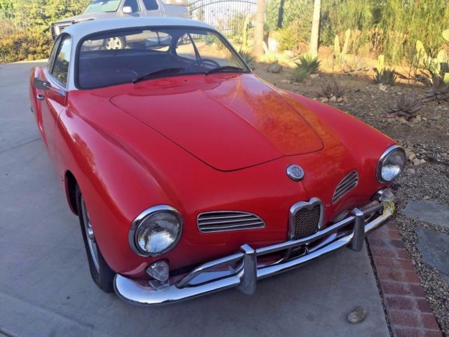 1967 VW Karman Ghia RUNS Drives Great 1600cc dual carb Engine LOW RESERVE 1967 Volkswagen Karmann Ghia