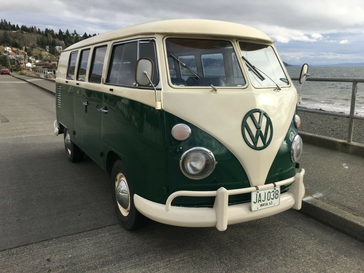 1967 vw volkswagen micro bus van kombi camper safari windows No Reserve 1967 Volkswagen Bus/Vanagon kombi