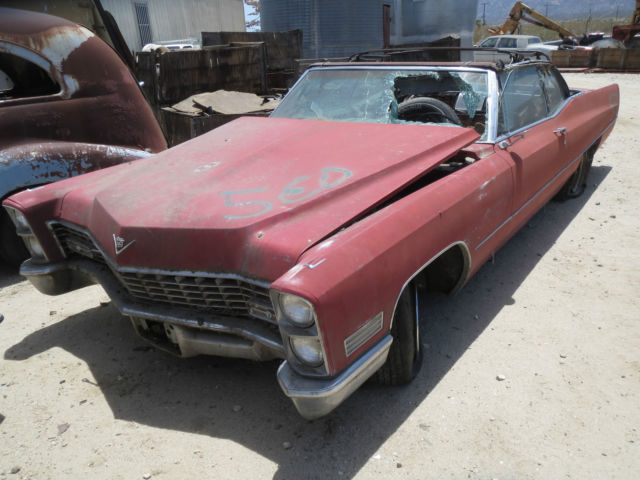 1967CADILLAC CONVERTIBLE 11/22 67011 1967 Cadillac Other