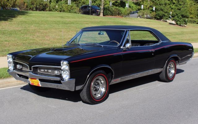 1967PontiacGTOMatching Numbers, Documented, Black on Black CoupFlemings Ultimat 1967 Pontiac GTO Matching Numbers, Documented, Black on Black Coup