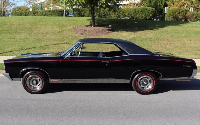 1967 Pontiac GTO Matching Numbers, Documented, Black on Black Coup - photo 2