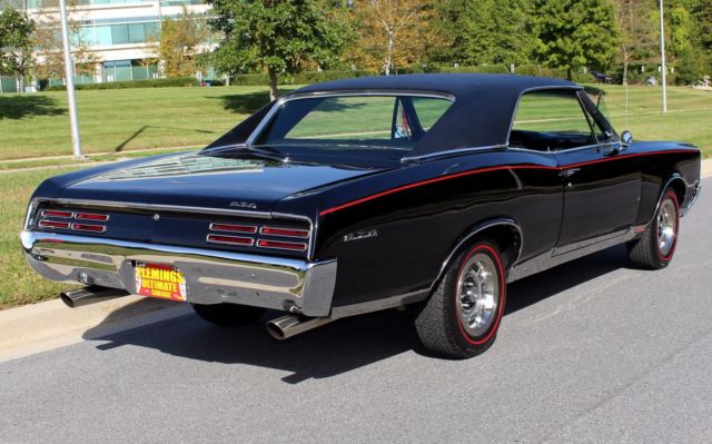 1967 Pontiac GTO Matching Numbers, Documented, Black on Black Coup - photo 5