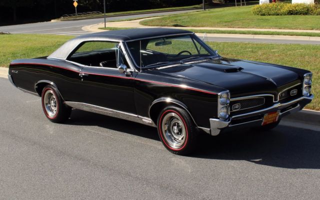 1967 Pontiac GTO Matching Numbers, Documented, Black on Black Coup - photo 7