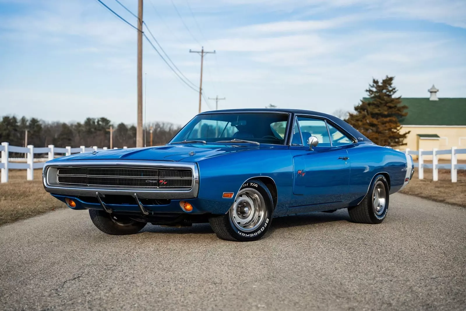 1970 Dodge Charger R/T Numbers Matching 440 B5 Blue