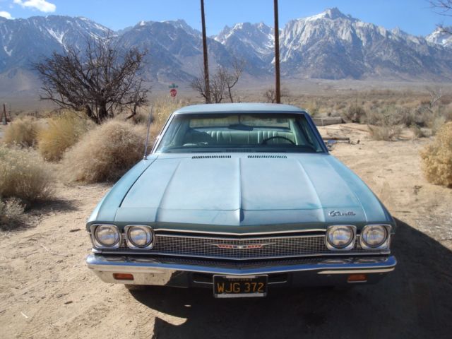 1968 74000 MILES CHEVROLET CHEVELLE MALIBU 100% ORIGINAL CALIFORNIA CAR NO RUST 1968 Chevrolet Chevelle