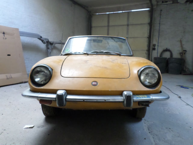 1968 850 SPIDER been garaged for decades 1968 Fiat 850
