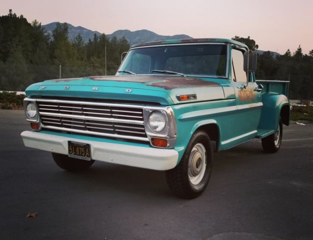 1968 ALL ORIGINAL FORD F-100 longbed stepside IN GREAT SHAPE 1968 Ford F-100 custom cab