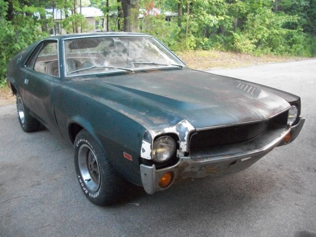 1968 AMC AMX 390 4-spd Twin Grip,Real GO PACKAGE Car 2 Owner car ! NO RESERVE ! 1968 AMC AMX