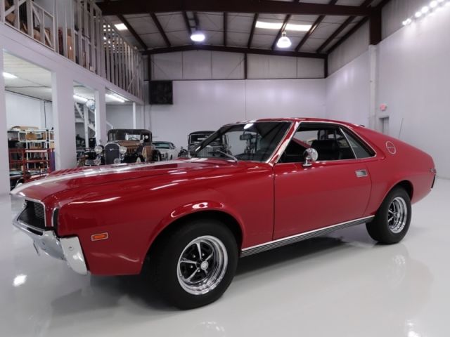1968 AMC AMX 390 COUPE, RESTORATION JUST COMPLETED TO FACTORY SPECIFICATIONS! 1968 AMC AMX 390 Coupe, ORIGINAL 390 CID V8 ENGINE!
