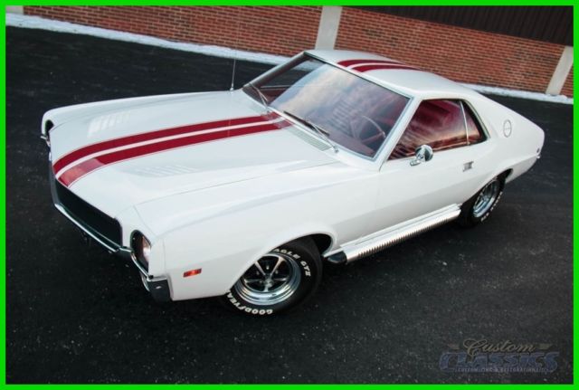 1968 AMC AMX, 390/325, Side Exhaust, Borg Warner Auto Trans, Disc Brakes, PS, PB 1968 AMC AMX