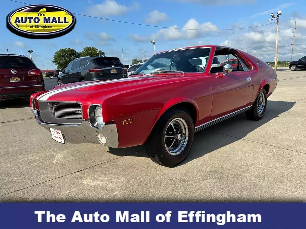 1968 AMC AMX Coupe 55,362 Miles Red Coupe 1968 AMC AMX Coupe