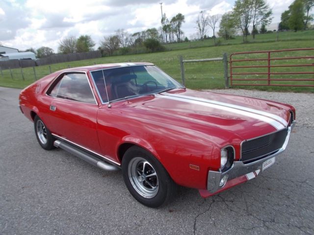 1968 AMC AMX JAVLIN, MATCHING 390, 4 SPEED AND 342 POSI, GO PACK, PS, DISC, TILT 1968 AMC AMX