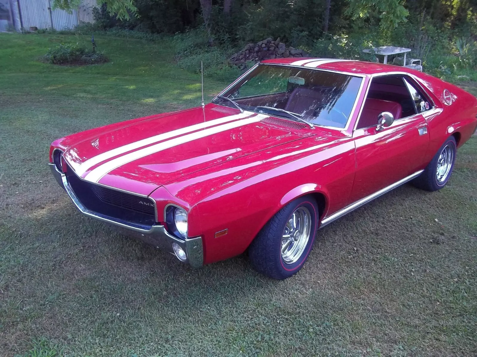 1968 AMC AMX, X code car, 401/auto, restored in 2016/17 5500 miles ago, #630 1968 AMC AMX