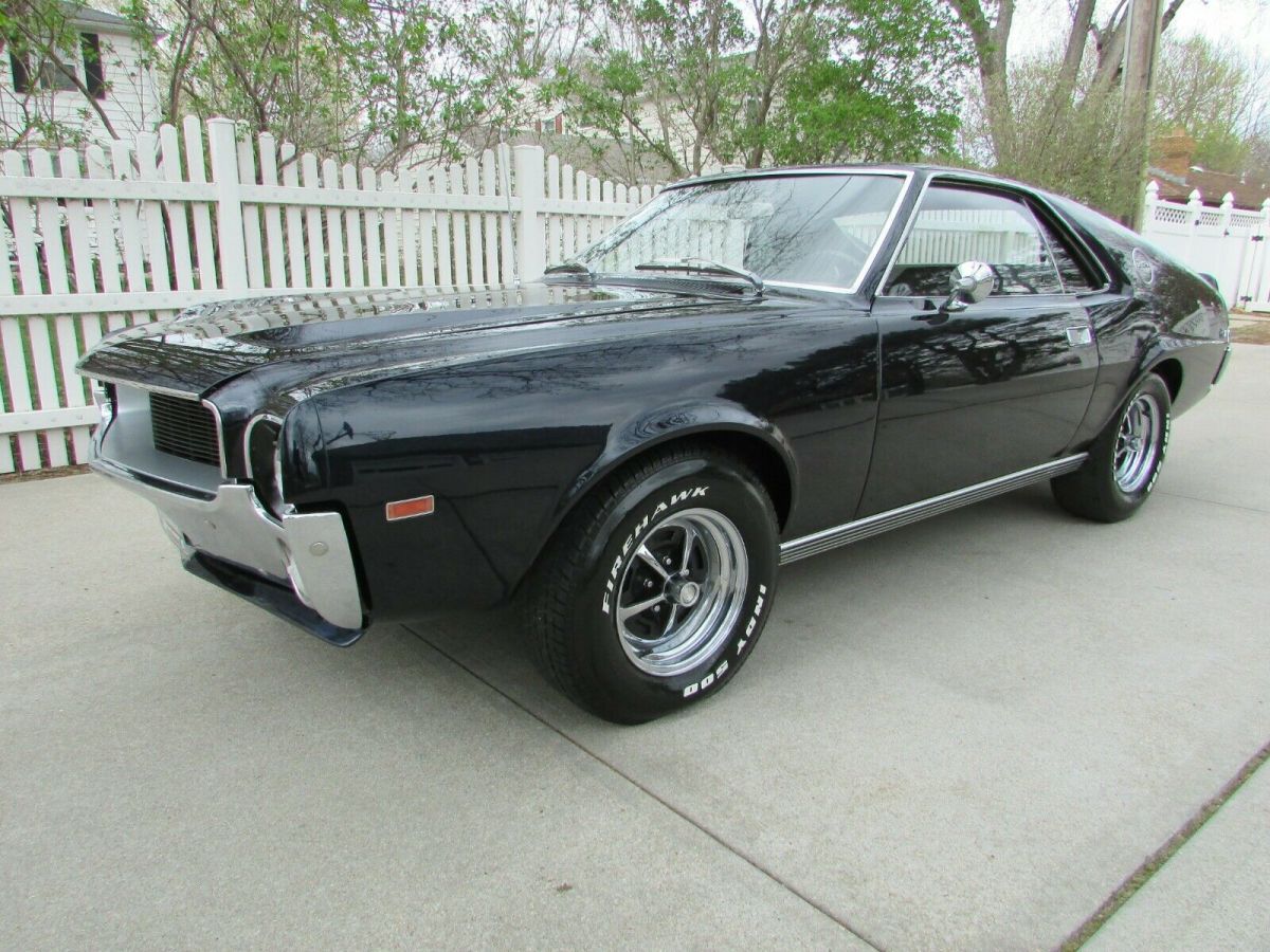 1968 AMERICAN MOTORS AMX - 390 CU IN / 4-SPEED MANUAL- FRESH RESTORATION - VIDEO 1968 AMC AMX AMERICAN SPORTS CAR