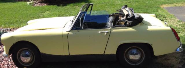 1968 AUSTIN HEALEY SPRITE 24,552 MILES with NH TITLE 1968 Austin Healey Sprite Convertible
