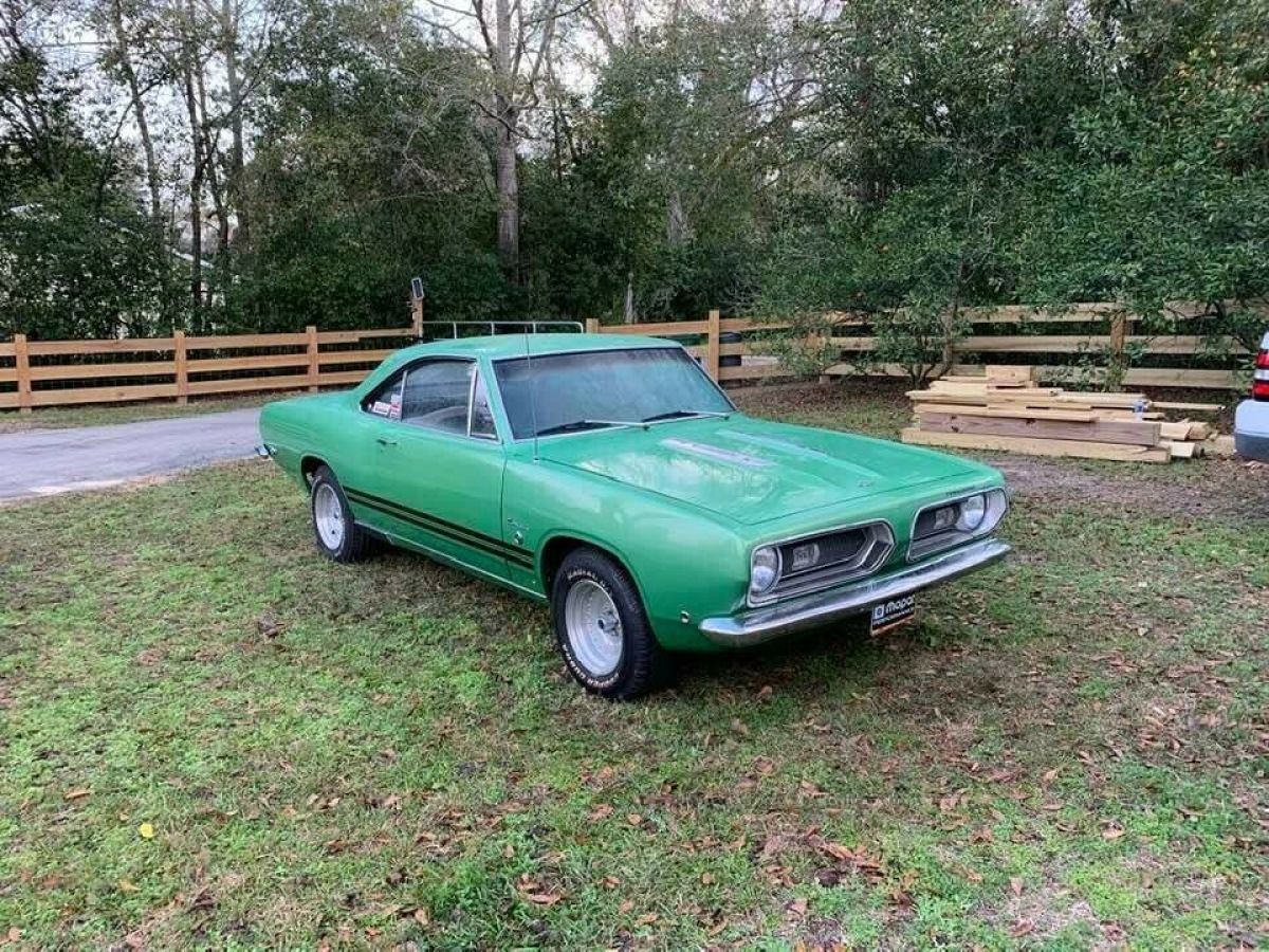 1968 Barracuda Formula S Notch Back 340 1968 Plymouth Barracuda