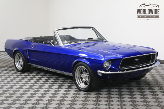 1968 Ford Mustang CONVERTIBLE V8 SHOW CAR 4 WHEEL DISC BRAKES - photo 4
