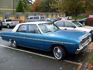 1968 blue Dodge Dart 4D 4-door sedan hard top 1968 Dodge Dart