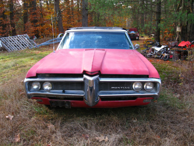 1968 Bonneville Convertible Barn Find all numbers match compleate car 1968 Pontiac Bonneville