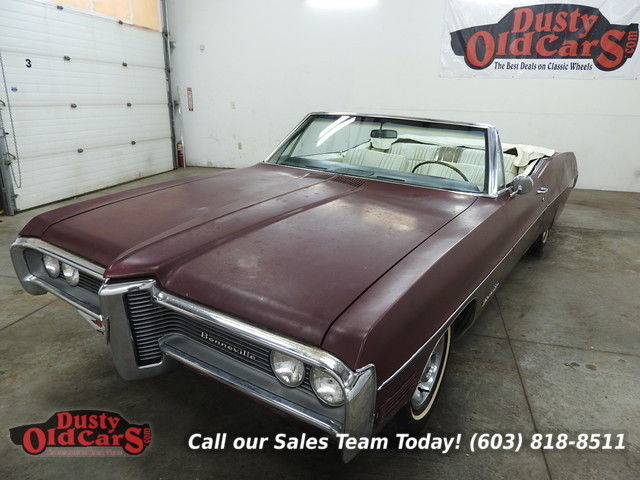 1968 Burgundy Runs Drives Body Interior VGood 389V8! 1968 Pontiac Bonneville Runs Drives Body Interior VGood 389V8