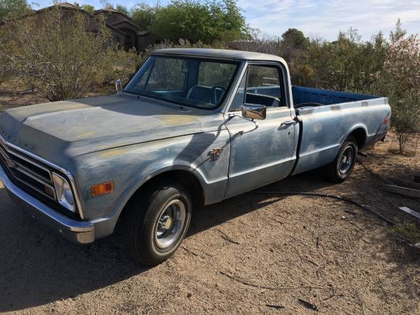 1968 C10 Long Bed Partial Restoration Started Runs and Drives Well 1968 Chevrolet C-10