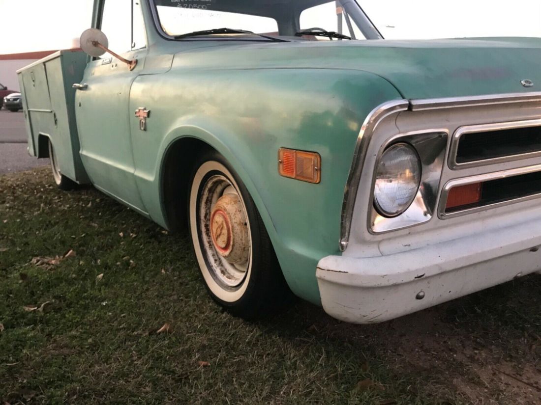 1968 c10 * Service utility body * V8 * Patina * Lowered * Nearly Rust Free 1968 Chevrolet C-10 Custom Cab
