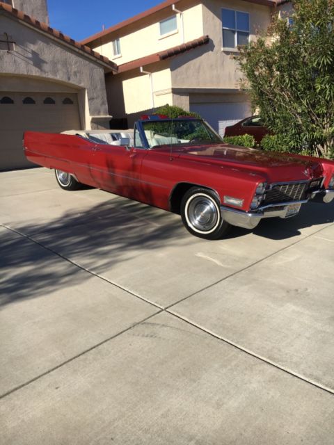 1968 Cadillac DeVille Convertable Ca car original owner 1968 Cadillac DeVille