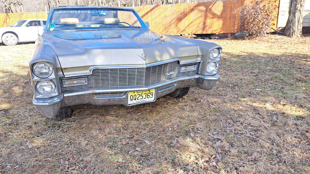 1968 Cadillac DeVille 1 Owner 79K Miles Factory A/C Headrest Baroque Gold Rare! - photo 2