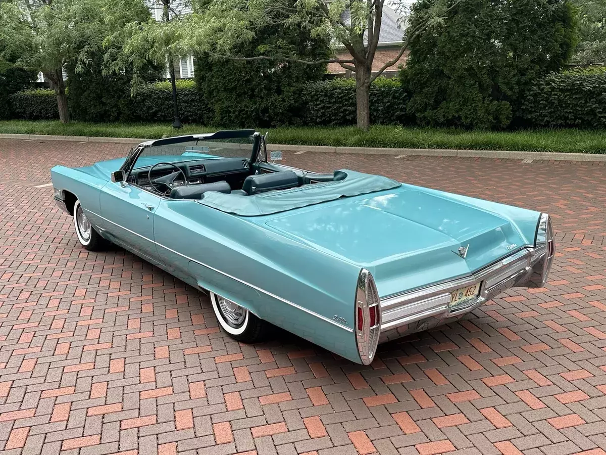 1968 Cadillac DeVille Convertible Green deville 1968 Cadillac DeVille deville