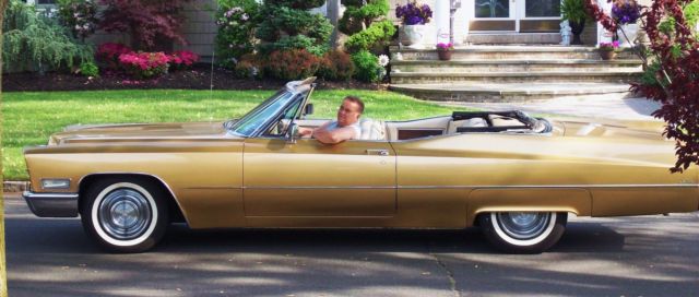 1968 Cadillac DeVille Convertible, V-8 Automatic, 2 Door 472 cu.in. engine, Exc. 1968 Cadillac DeVille