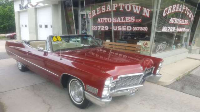 1968 Cadillac DeVille Convertible With Warranty!! LOW RESERVE!!!! 1968 Cadillac DeVille 2 Door Convertible