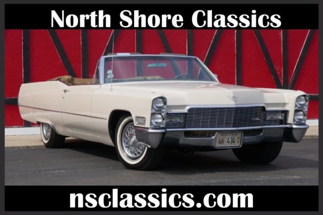 1968 Cadillac DeVille -2 OWNER 16K ORIGINAL MILES- CLASSIC CONVERTIBLE C