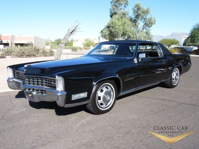 1968 Cadillac Eldorado Coupe - Triple Black - Beautiful Car - A/C - Must See!! 1968 Cadillac Eldorado Coupe