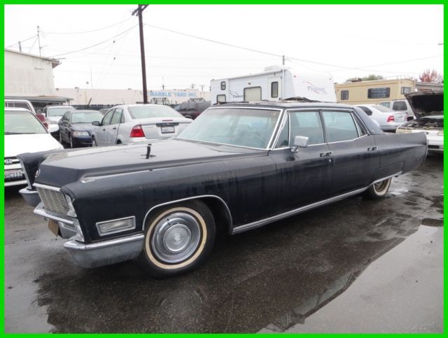 1968 Cadillac Fleetwood 4-Door Sedan 8-Cylinder Automatic NO RESERVE 1968 Cadillac Fleetwood
