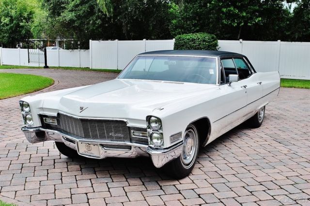 1968 Cadillac Sedan Deville Power Steering Power Brakes Factory Air Condition 1968 Cadillac Sedan Deville with 77k Actual Miles