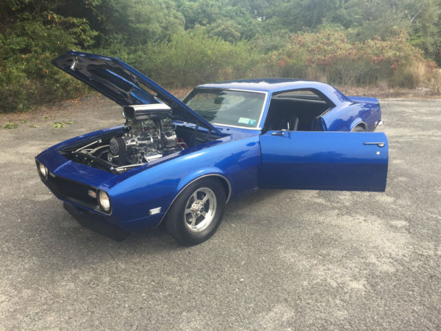 1968 CAMARO BLOWER 454 871 BLOWN 12 BOLT AUTO NEW PAINT VERY NICE DISC BRAKES NR 1968 Chevrolet Camaro 1968 CAMARO BBC BLOWN 871 POLISHED NR WINNER GETS