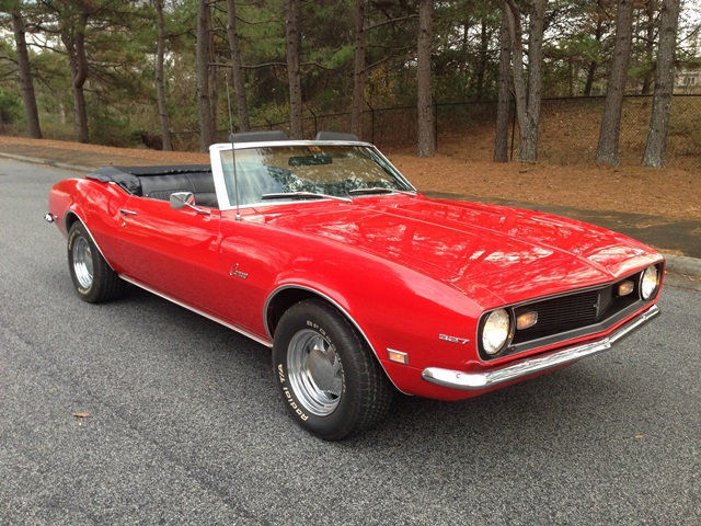 1968 Camaro Convertible 327-4 TH350 Factory AC PS NM Build Sheet Protect-O-Plate 1968 Chevrolet Camaro Matching Numbers Build Sheet Protect-O-Plate
