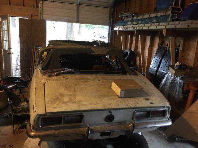 1968 Camaro convertible project 1968 Chevrolet Camaro