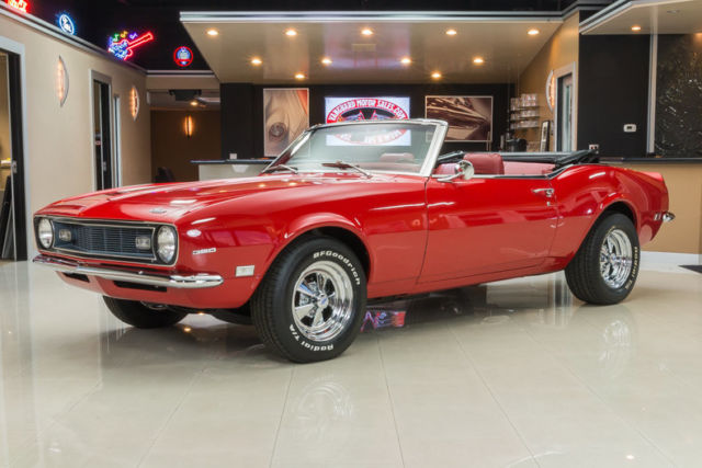 1968 Camaro Convertible Restored 350 Muncie 4 Speed Front Disc Foose Wheels 1968 Chevrolet Camaro Convertible